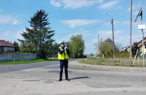 policjanci na drodze