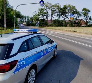 policjant na drodze