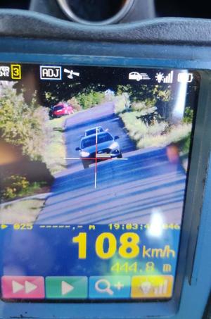 zdjęcie z miernika prędkości