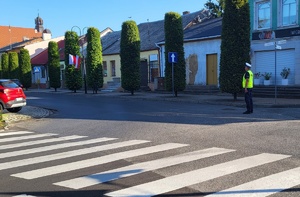 policjanci i uczestnicy obchodów