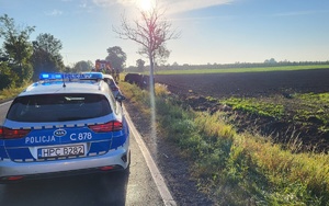 policjanci na miejscu zdarzenia