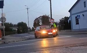 policjanci na drodze