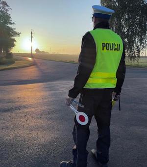 policjanci na drodze