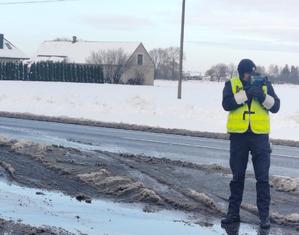 policjanci na drodze