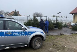 policjanci na patrolu