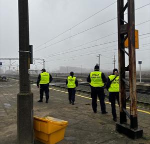 policjanci i SOK na patrolu