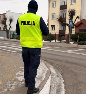 policjant na drodze