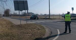 policjant na drodze