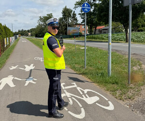 policjant na drodze