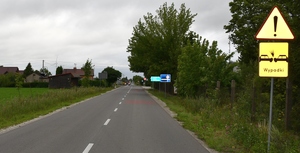 miejsce zdarzenia i uszkodzone pojazdy