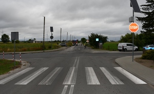 miejsce zdarzenia i uszkodzone pojazdy