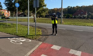 policjanci na drodze
